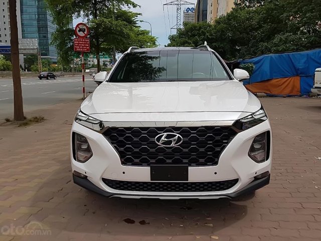 Bán Hyundai Santa Fe 2.4 premium 2019, màu trắng