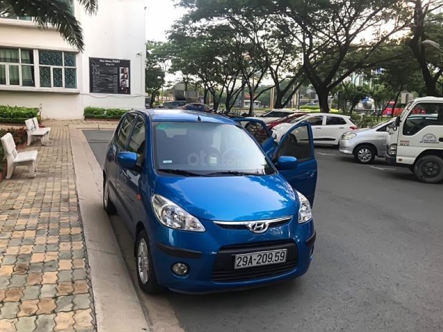 Bán Hyundai Grand i10 1.2 AT 2010, màu xanh lam, nhập khẩu0