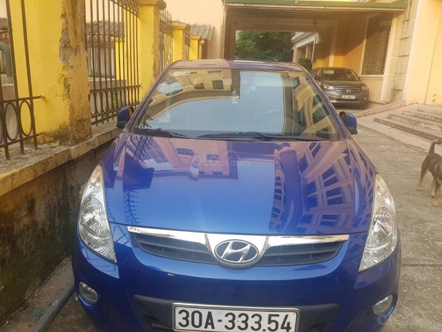 Bán Hyundai i20 1.2 i-Drive sản xuất 2010, màu xanh lam, nhập khẩu nguyên chiếc 