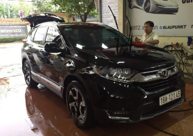 Chính chủ bán Honda CR V L đời 2018, màu đen0