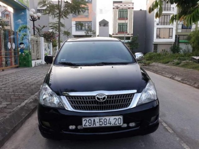 Bán xe Toyota Innova G năm 2007, màu đen, xe đẹp nguyên bản