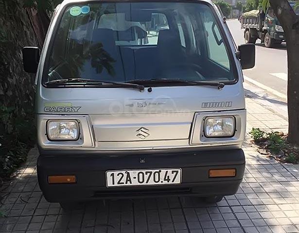 Bán Suzuki Super Carry Van đời 2005, màu bạc0