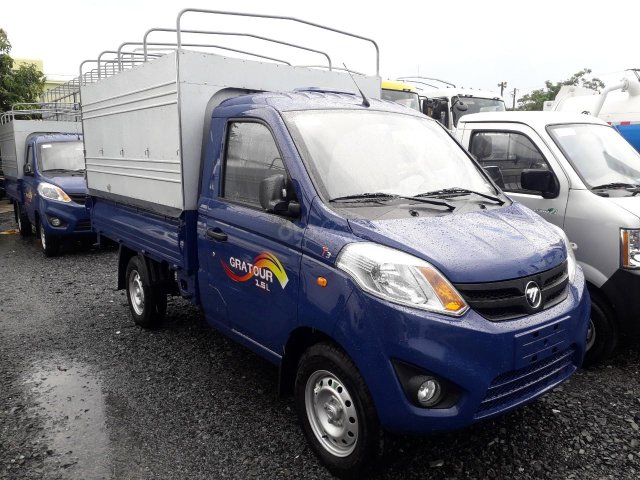 Bán xe Foton 1.5L thùng mui bạt 990kg 2019 màu xanh - Hỗ trợ trả góp 80%