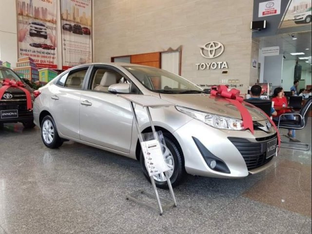 Bán xe Toyota Vios 1.5E CVT sản xuất 2019, chỉ với 6 triệu / tháng, đưa trước 145 triệu, giao ngay xe tận nhà0