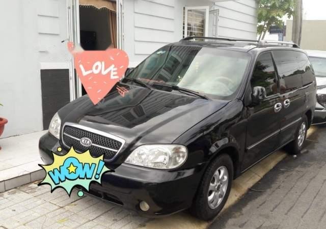 Bán xe Kia Carnival SX 2007, màu đen, nhập khẩu nguyên chiếc số sàn0