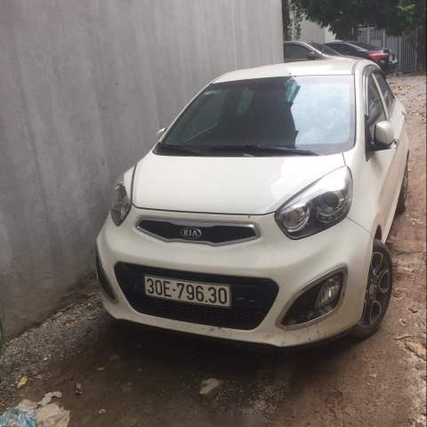 Cần bán xe Kia Picanto AT sản xuất 2014, màu trắng  0