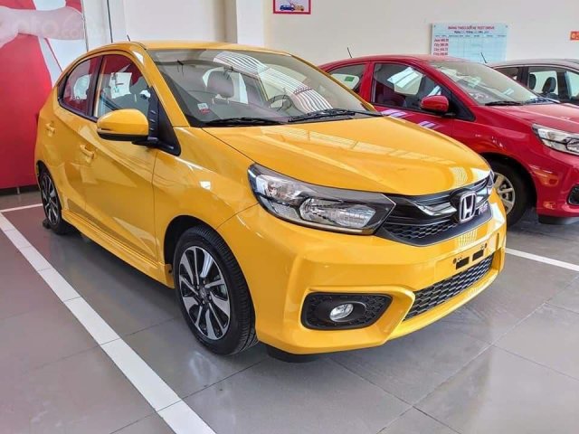 Bán ô tô Honda Brio RS đời 2019, màu vàng, nhập khẩu, giá 448tr0