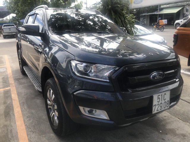 Bán ô tô Ford Ranger Wildtrank 3.2 L, 2 cầu, đời 2016, màu xám (ghi), nhập khẩu nguyên chiếc0