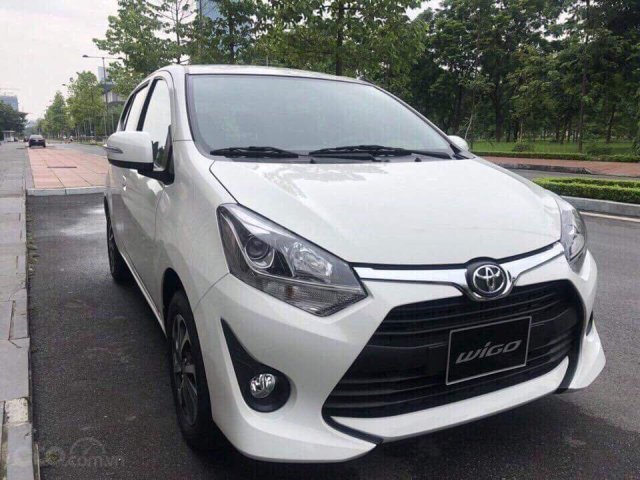 Bán nhanh chiếc xe Toyota Wigo năm 2019, màu trắng, nhập khẩu nguyên chiếc