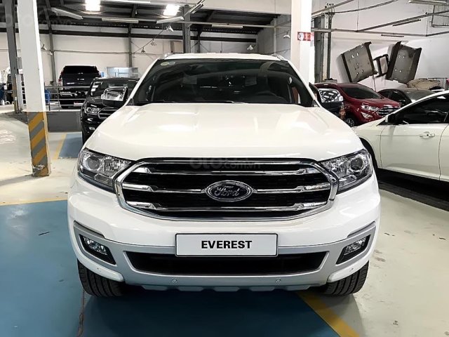 Ford Bình Định bán ô tô Ford Everest Titanium 2.0L 4x2 AT đời 2019, màu trắng, nhập khẩu nguyên chiếc