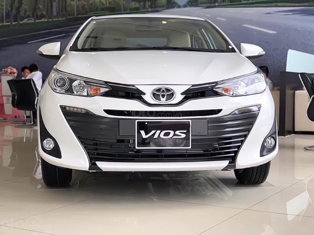 Bán Toyota Vios G 2019, số tự động, máy xăng, nội thất da màu kem0