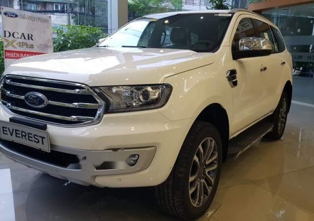 Bán Ford Everest Titanium đời 2019, màu trắng, nhập khẩu0