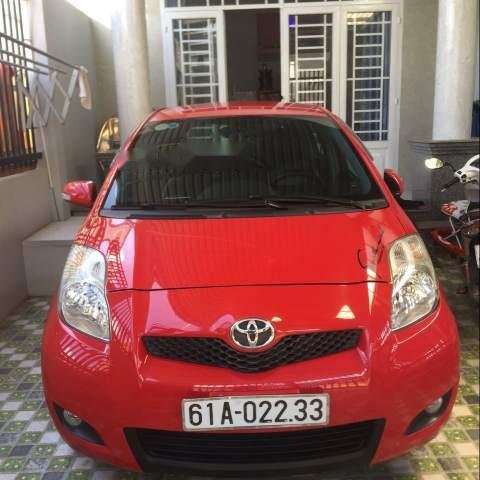 Bán ô tô Toyota Yaris năm 2011, màu đỏ, nhập khẩu, xe đẹp zin