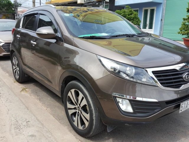 Bán Kia Sportage 2.0AT màu nâu titan, số tự động, nhập Hàn Quốc 2011, biển Sài Gòn0