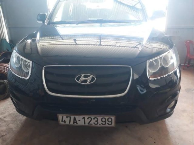 Bán gấp Hyundai Santa Fe 2009, màu đen, nhập khẩu  0