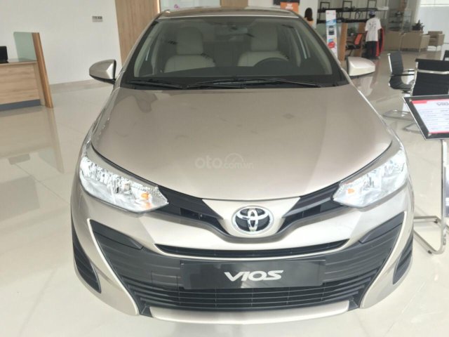 Cần bán Toyota Vios E năm 2019, màu nâu, giá chỉ 470 triệu, trả trước 130 triệu nhận xe ngay