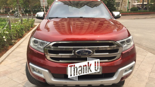 Bán xe Ford Everest 3.2 AT đời 2016, màu đỏ0