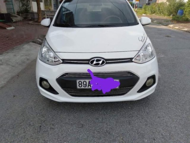 Bán xe Hyundai Grand i10 sản xuất năm 2015, màu trắng, nhập khẩu nguyên chiếc, 1 chủ từ mới0