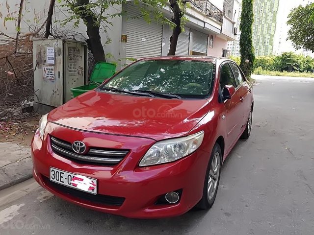 Bán xe Toyota Corolla altis 1.8 AT đời 2009, màu đỏ, nhập khẩu  0