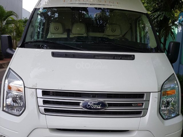 Cần bán lại xe Ford Transit Dcar Limousine năm 2014, màu trắng như mới, giá chỉ 710 triệu