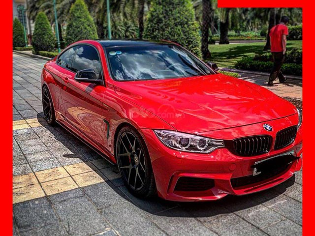 Bán xe BMW 428i màu đỏ/kem đời 2014 siêu đẹp, trả trước 550 triệu nhận xe ngay