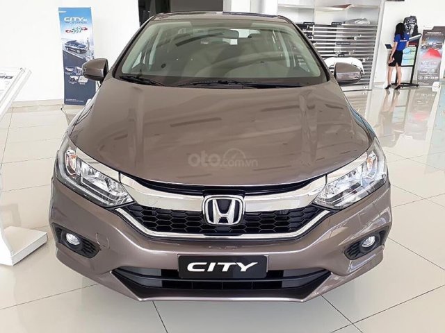 Bán Honda City 1.5TOP năm 2019, màu nâu0