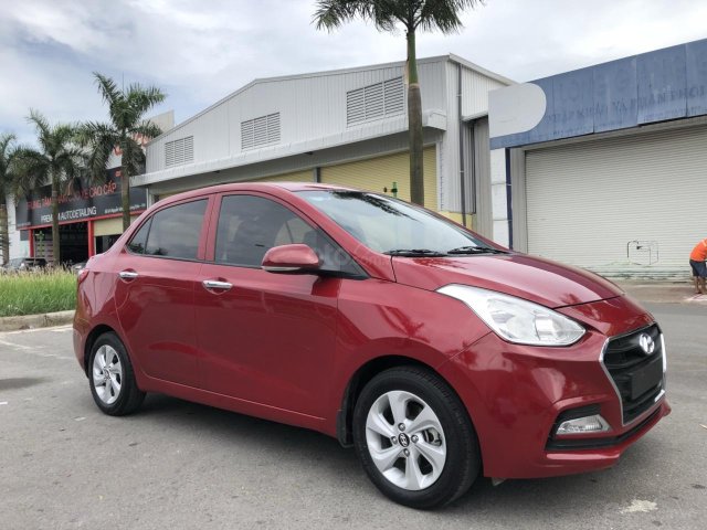 Bán xe Hyundai Grand i10 sedan, số tự động 1.2L 2019, màu đỏ