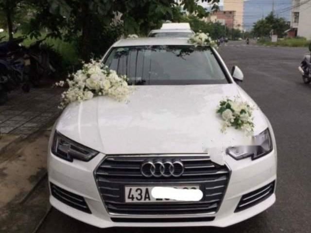 Bán Audi A4 màu trắng, số tự động, máy xăng 2016 đăng kí 20170