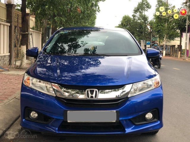 Bán Honda City 2014 tự động, màu xanh, xe giữ kỹ0