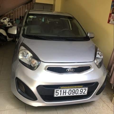 Bán xe cũ Kia Morning 1.25 MT 2015, màu bạc, giá 235tr0