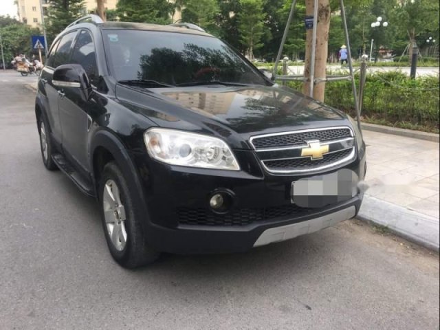 Bán Chevrolet Captiva sản xuất 2008, màu đen số tự động, giá 260tr0