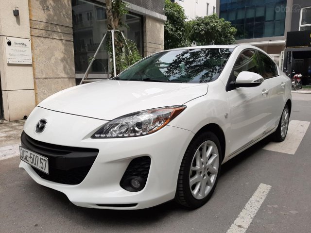 Bán Mazda 3 S sản xuất 2014, màu trắng, giá chỉ 468 triệu0