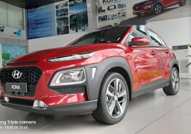 Bán xe Hyundai Kona năm 2019, màu đỏ, 636tr