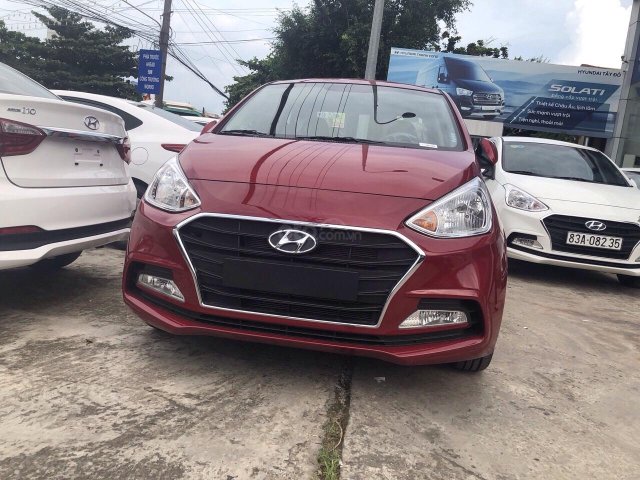 Bán Hyundai Grand i10 2019, màu đỏ có xe giao ngay, nhiều ưu đãi hấp dẫn, hỗ trợ trả góp đến 80%