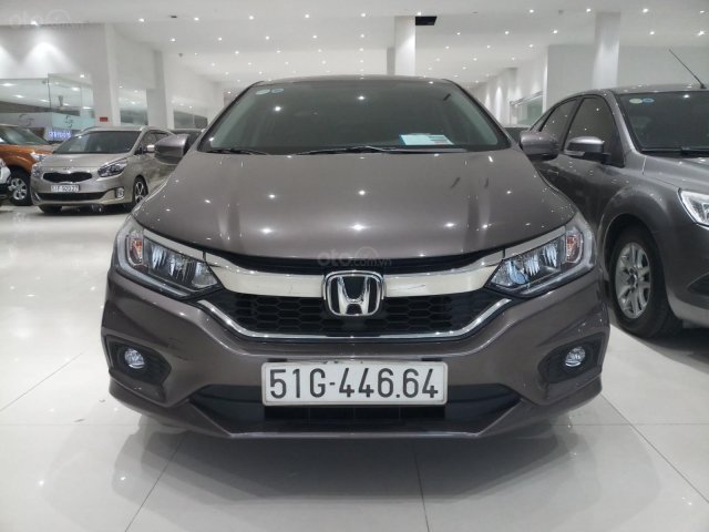 Bán Honda City TOP 1.5AT năm sản xuất 2017, màu xám (ghi), giá chỉ 545 triệu0