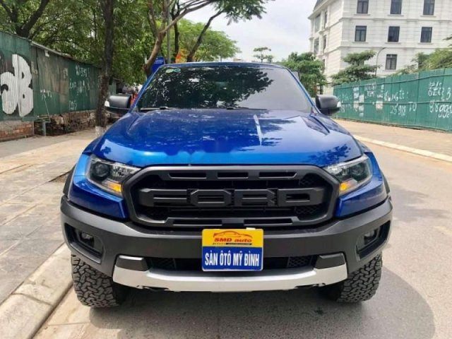 Bán Ford Ranger Raptor sản xuất năm 2018, màu xanh lam, xe nhập