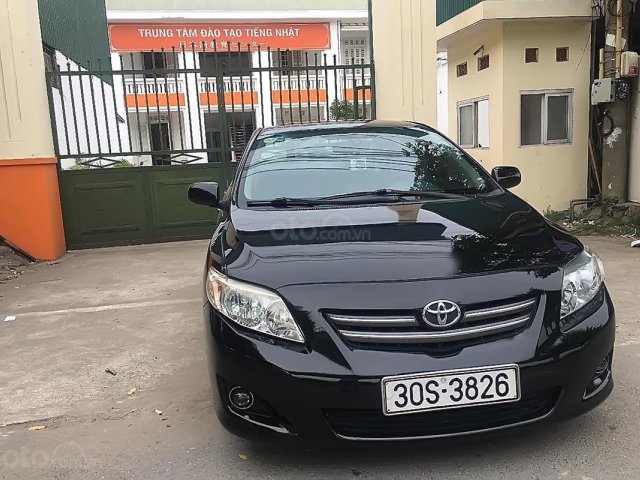 Bán Toyota Corolla altis 2008, màu đen, nhập khẩu, chính chủ