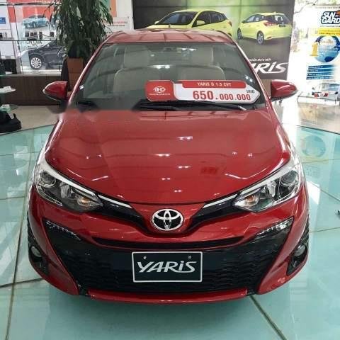 Bán ô tô Toyota Yaris 2019, màu đỏ, nhập khẩu  0