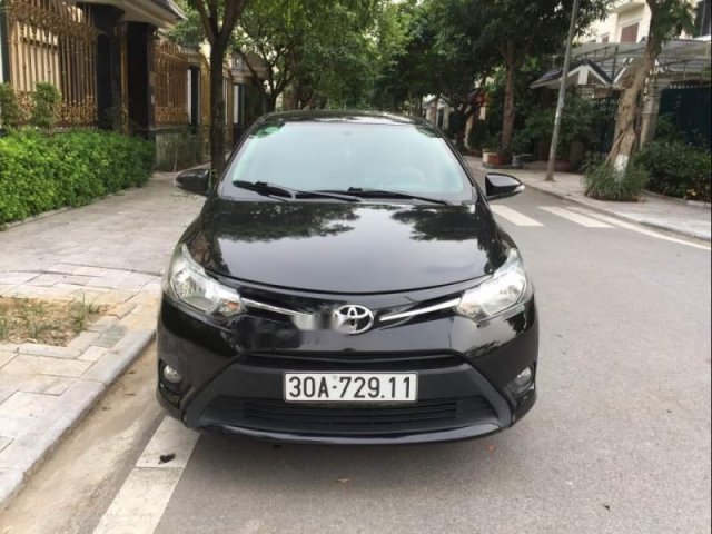 Bán Toyota Vios 1.5E đời 2015, màu đen, xe gia đình 0