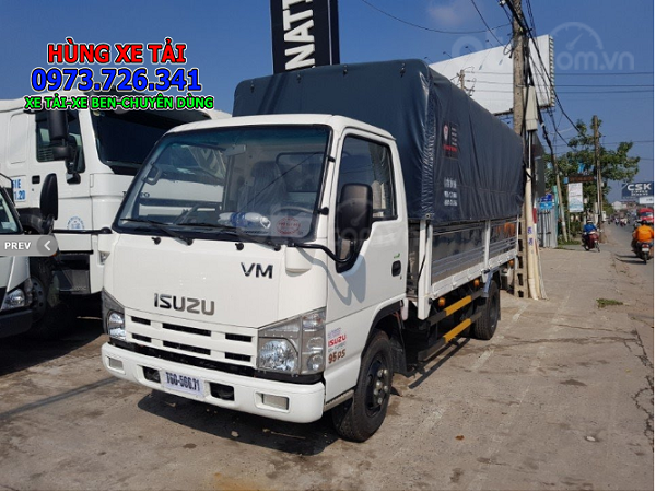 Bán xe tải Isuzu 3T49 thùng dài 4m4 chỉ cần trả trước 100 triệu0