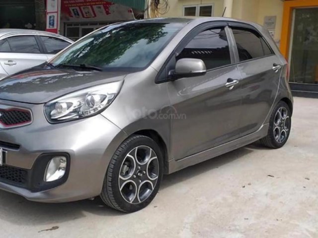 Bán Kia Morning 1.0AT Sport 2013, màu xám, nhập khẩu, 375tr0