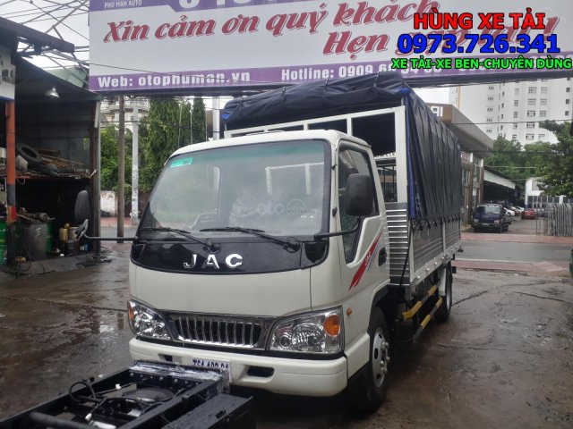 Bán xe tải JAC 2T4 thùng dài 4m4 động cơ Isuzu trả trước 60 triệu0