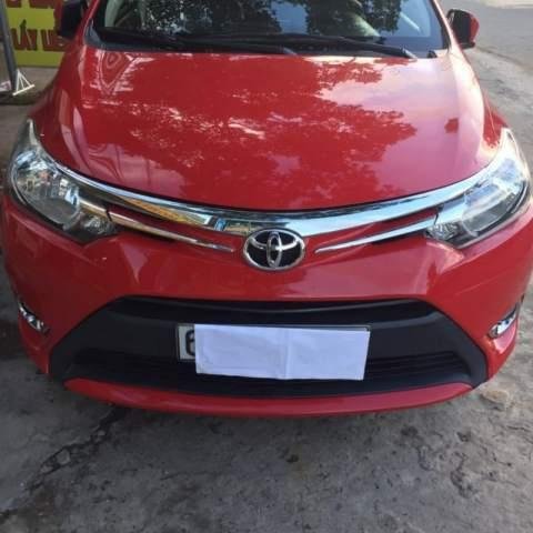 Cần bán Toyota Vios sản xuất năm 2015, màu đỏ, xe đẹp0