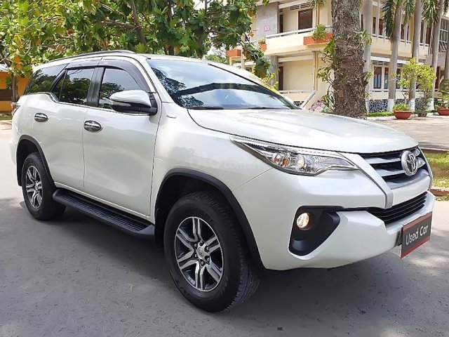 Bán xe Toyota Fortuner 2.4G 4x2 MT đời 2017, màu trắng, nhập khẩu 0