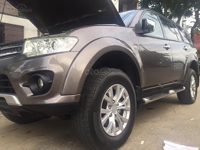 Bán Mitsubishi Pajero Sport D 4x2 MT đời 2016, màu nâu số sàn0