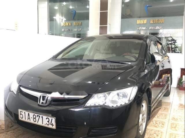 Bán xe Honda Civic 1.8 AT sản xuất 2007, màu đen, ít sử dụng 