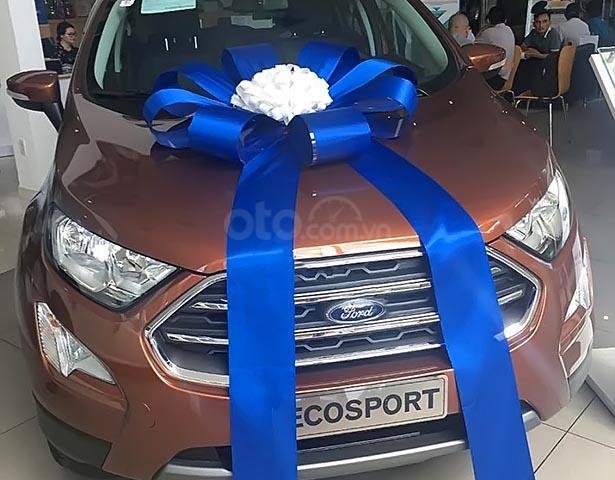 Bán Ford EcoSport Titanium 1.5L AT sản xuất năm 2019, màu nâu0