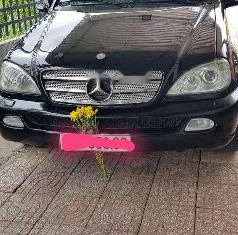 Bán Mercedes ML 320 năm sản xuất 2002, màu đen, nhập khẩu số tự động