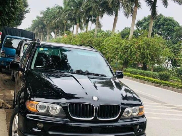 Bán ô tô BMW X5 đời 2005, màu đen, xe nhập, còn nguyên zin máy, số, ghế da còn mới0