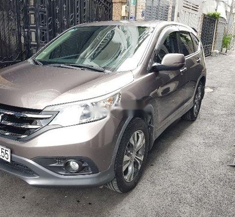 Cần bán Honda CR V sản xuất năm 2014, màu xám0